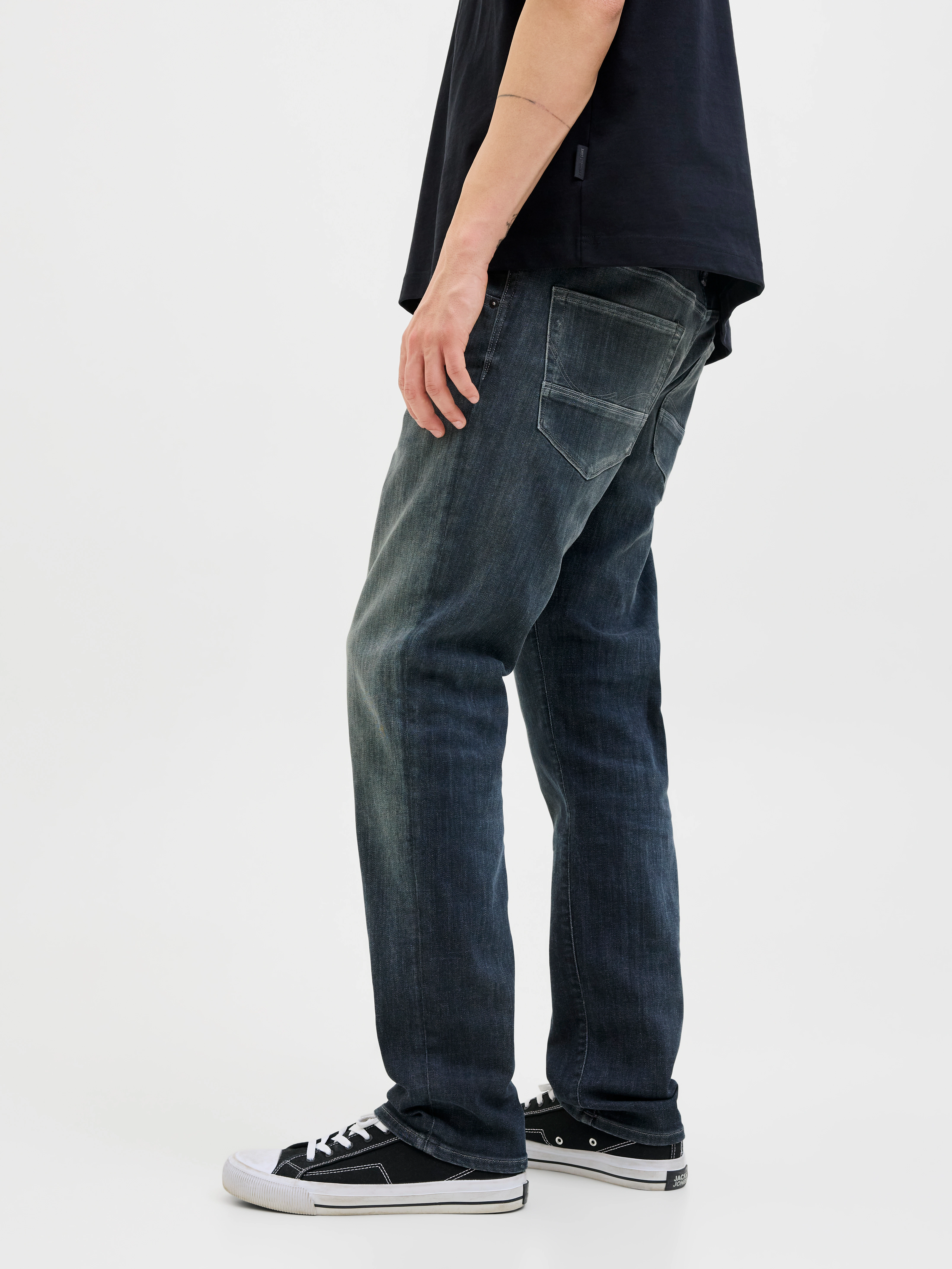 Jack & Jones Slim-fit-Jeans "JJIGLENN – Jeans mit Stretch, niedriger Leibhö günstig online kaufen