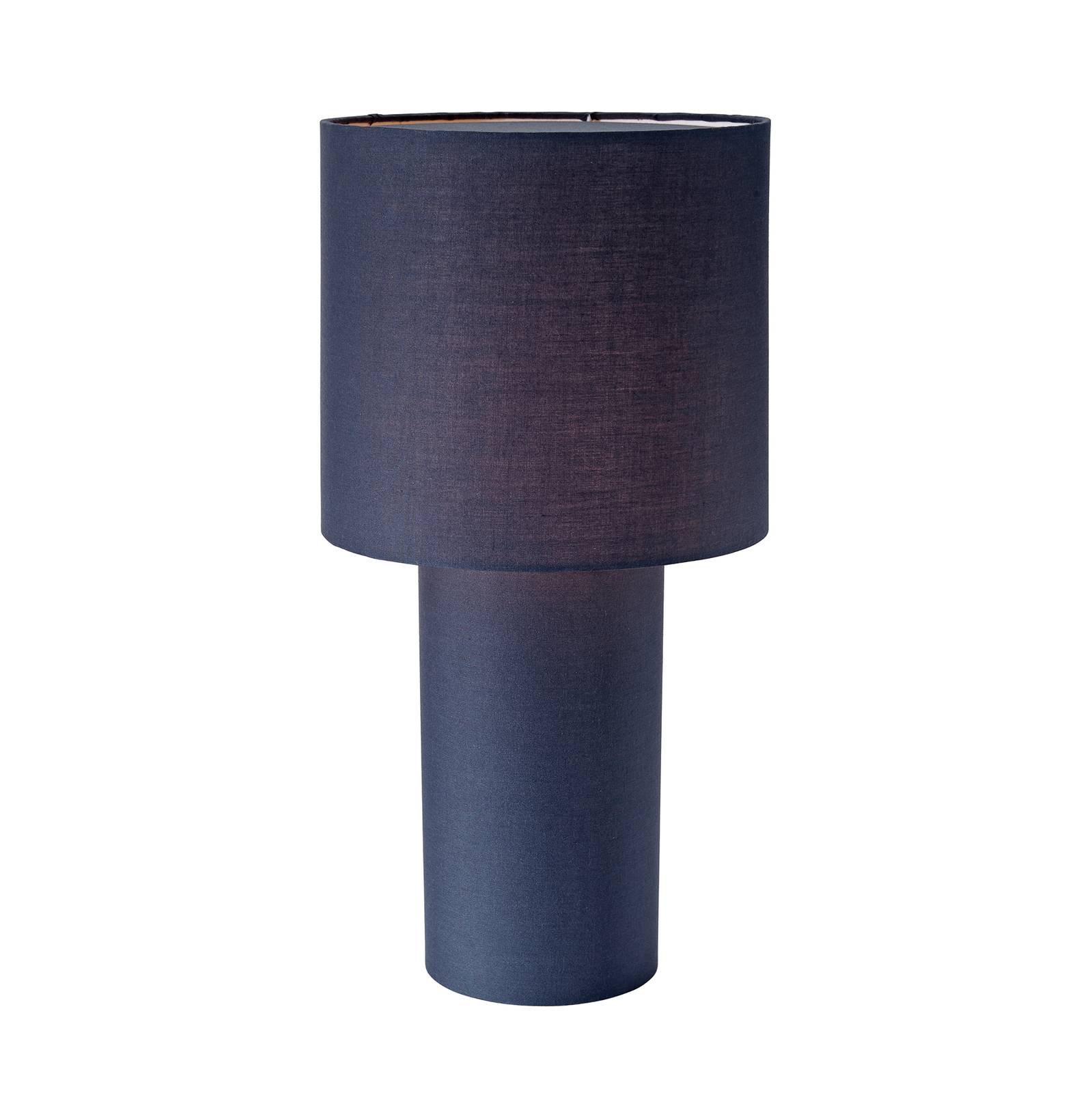PR Home Leah Tischlampe Baumwolle Höhe 46cm blau günstig online kaufen