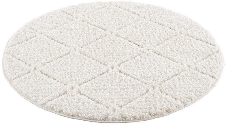 Carpet City Hochflor-Teppich »Focus 2997«, rund, 20 mm Höhe, Boho-Teppich, günstig online kaufen