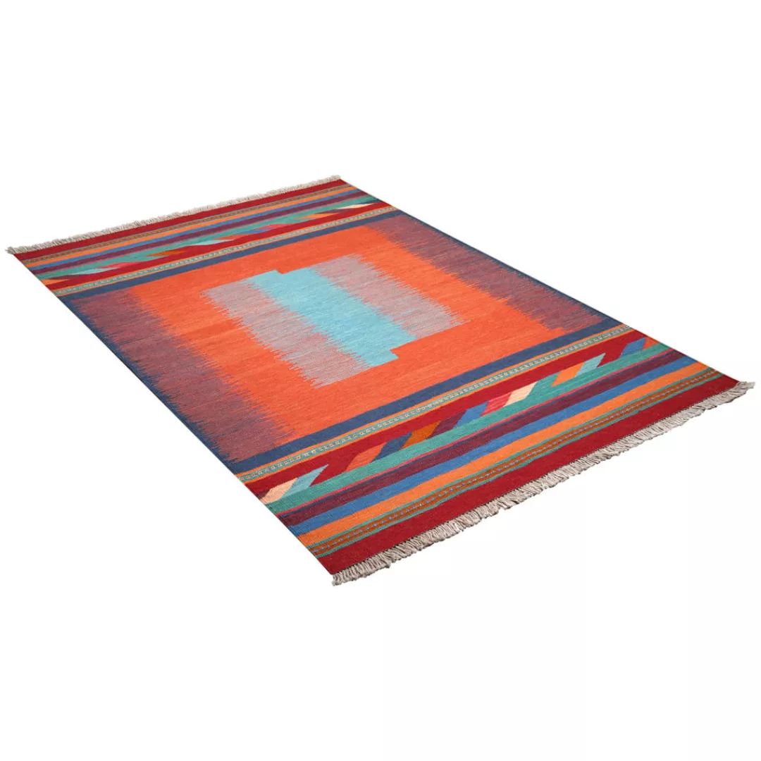 PersaTepp Teppich Kelim Gashgai multicolor B/L: ca. 127x180 cm günstig online kaufen