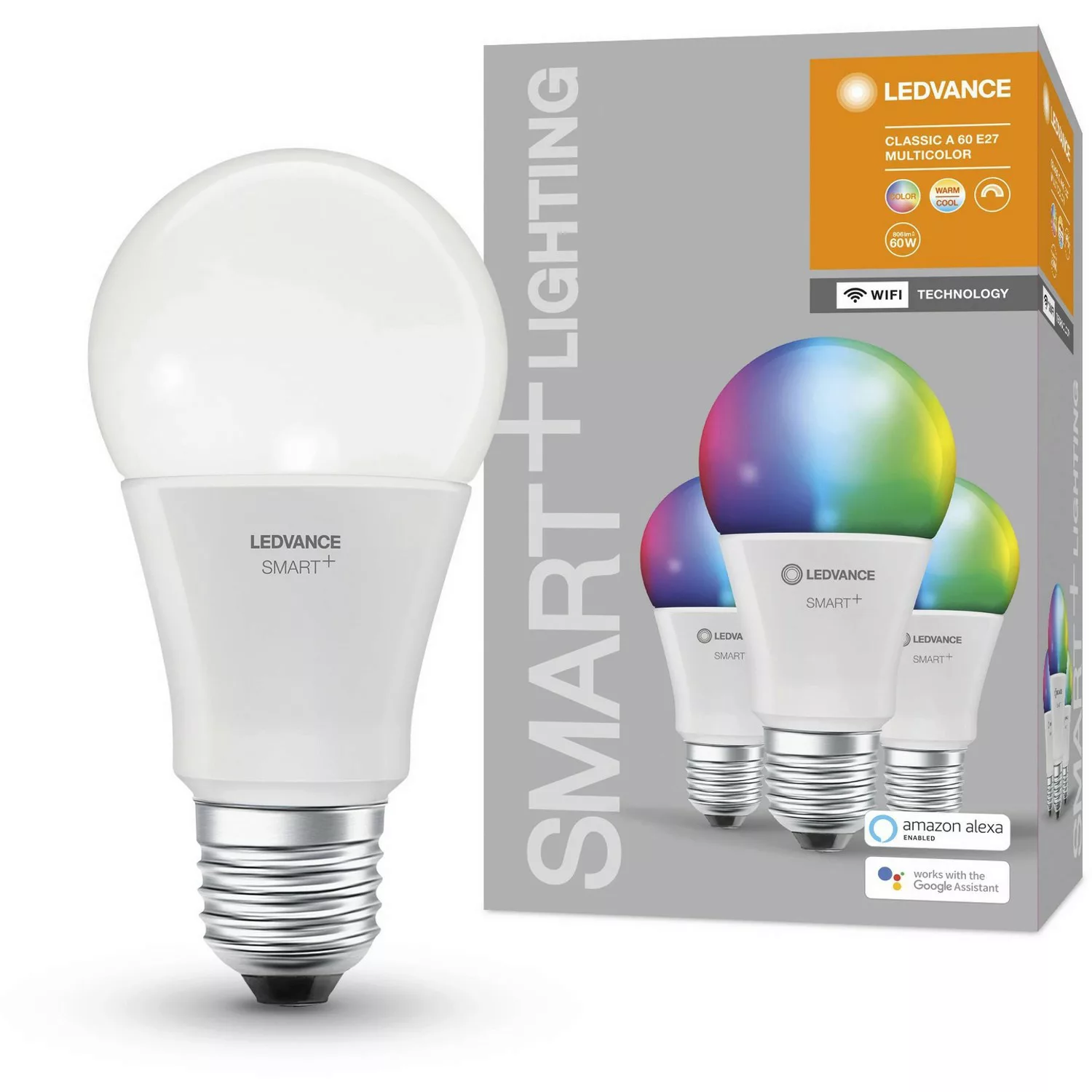 SMART+ LED Leuchtmittel E27 14W 1521lm RGBW 3er Set günstig online kaufen