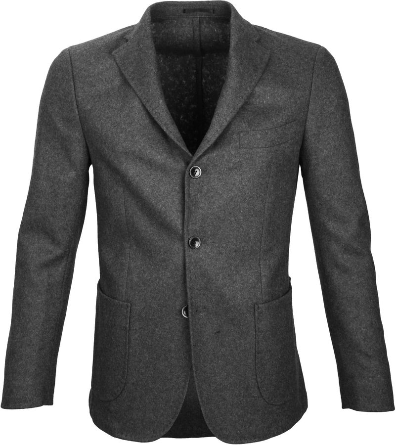 Suitable Blazer Easky Wool Blend Grau - Größe 54 günstig online kaufen