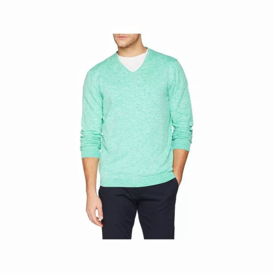 Pierre Cardin V-Ausschnitt-Pullover türkis regular fit (1-tlg) günstig online kaufen