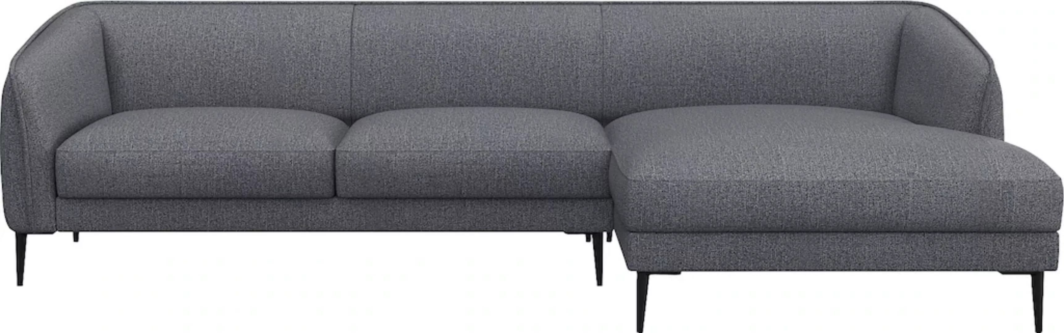 FLEXLUX Ecksofa "Belle Designsofa, L-Form, B/T 288/149 cm", Skandinavisches günstig online kaufen