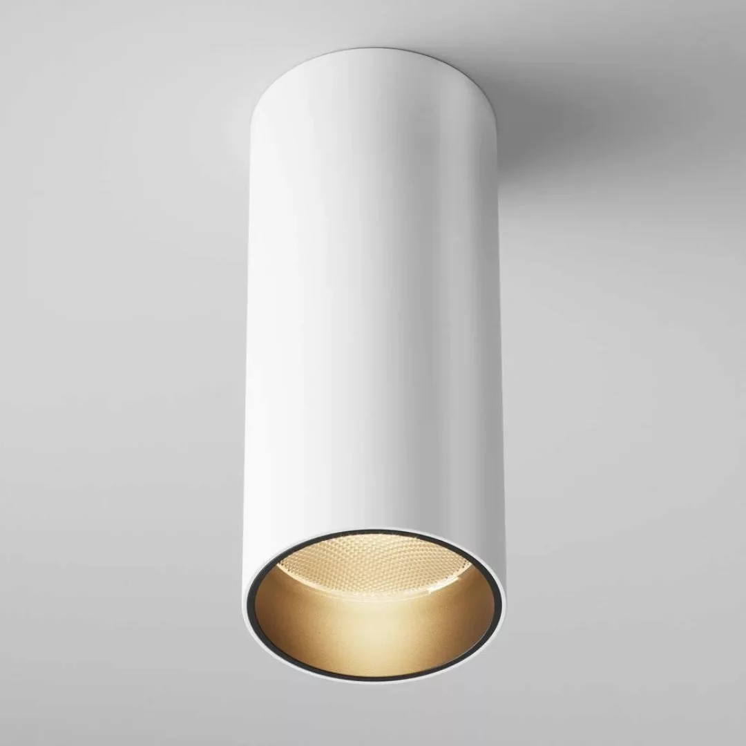 LED Deckenaufbauleuchte Focus in Weiß 12W 900lm 3000K günstig online kaufen