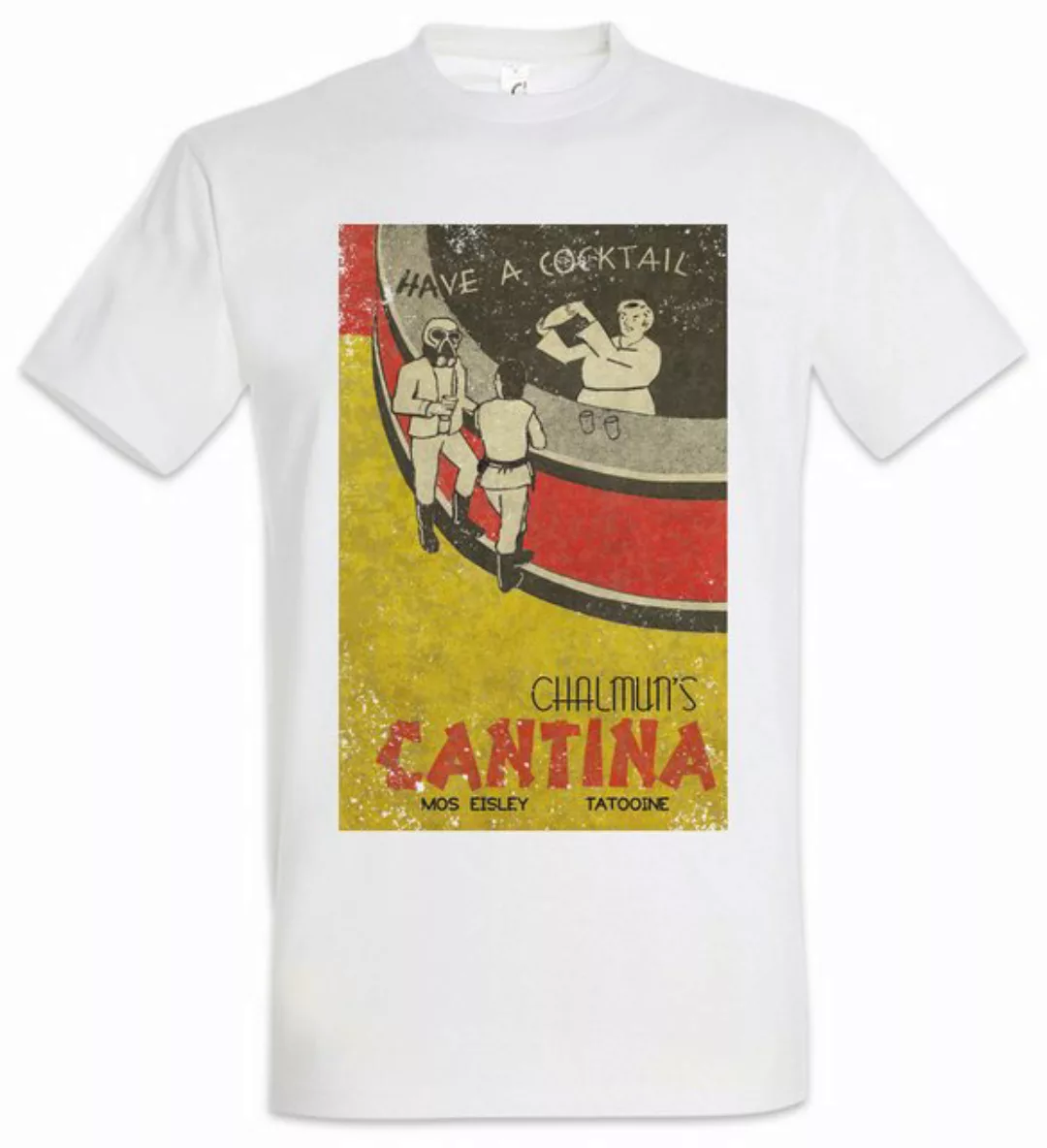 Urban Backwoods Print-Shirt Chalmun's Cantina Vintage I Herren T-Shirt Star günstig online kaufen