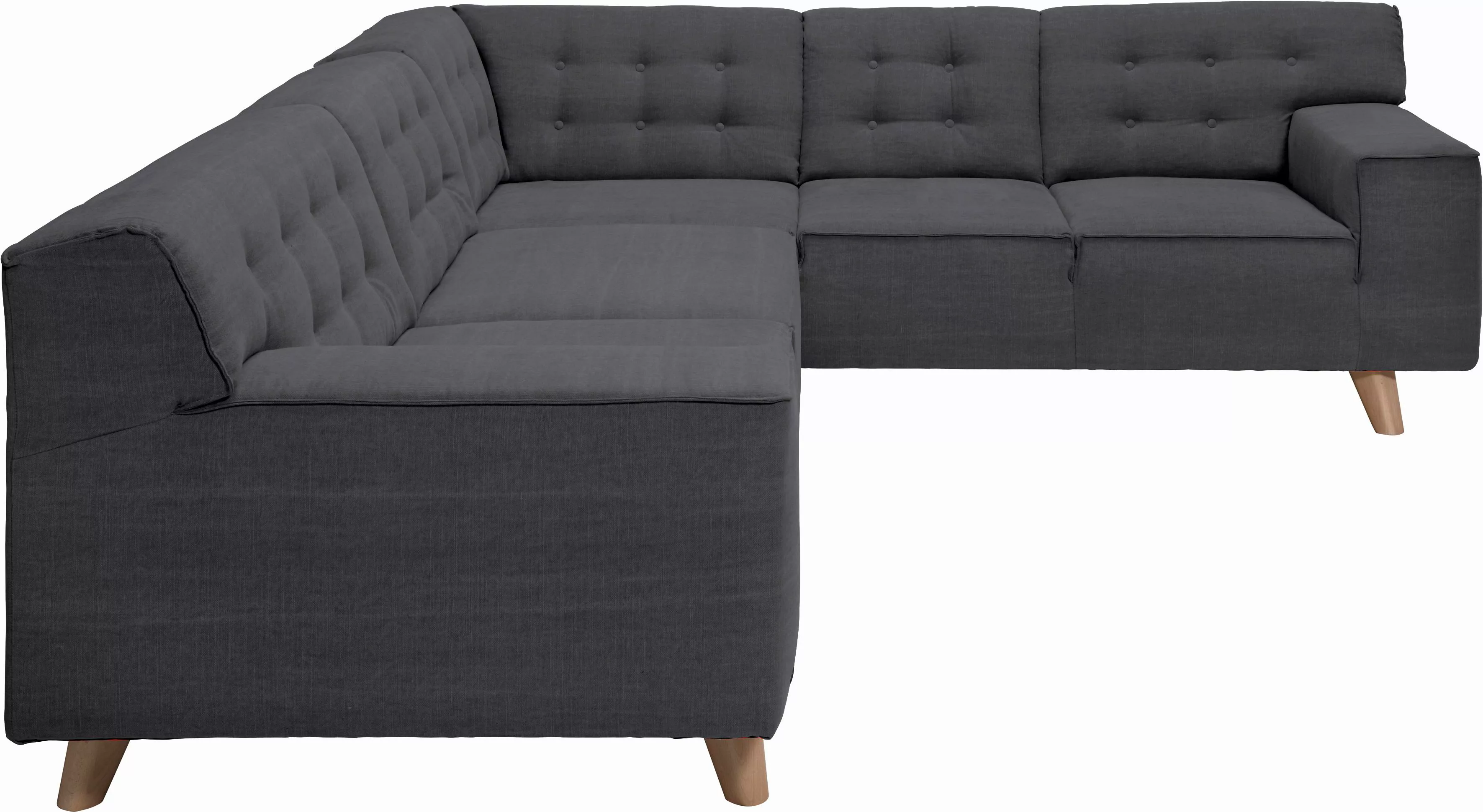 TOM TAILOR HOME Ecksofa "NORDIC CHIC", im Retrolook, Füße Buche natur günstig online kaufen