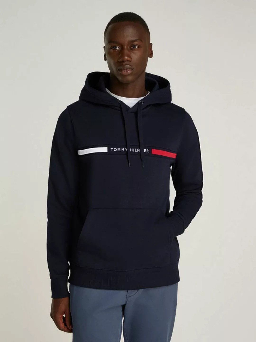 Tommy Hilfiger Kapuzensweatshirt HILFIGER CHEST INSERT HOODY mit Kapuze, Kä günstig online kaufen