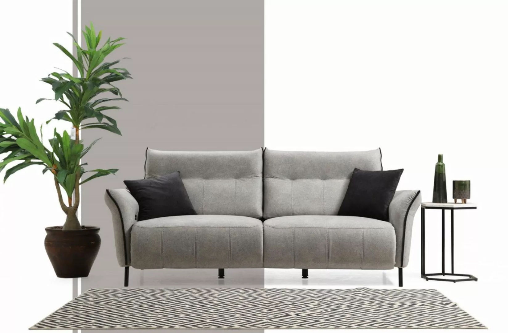 JVmoebel 3-Sitzer Luxus Dreisitzer Sofa Couch Designer Modern Polster Texti günstig online kaufen