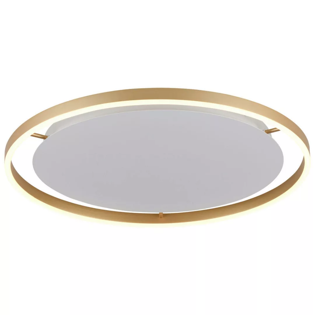 LED Deckenleuchte Ritus in Gold 28W 3650lm günstig online kaufen