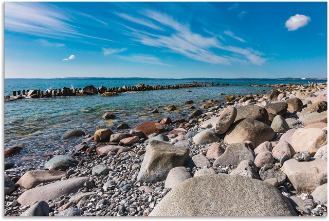 Artland Wandbild "Ostseeküste auf der Insel Rügen", Küste, (1 St.), als Alu günstig online kaufen