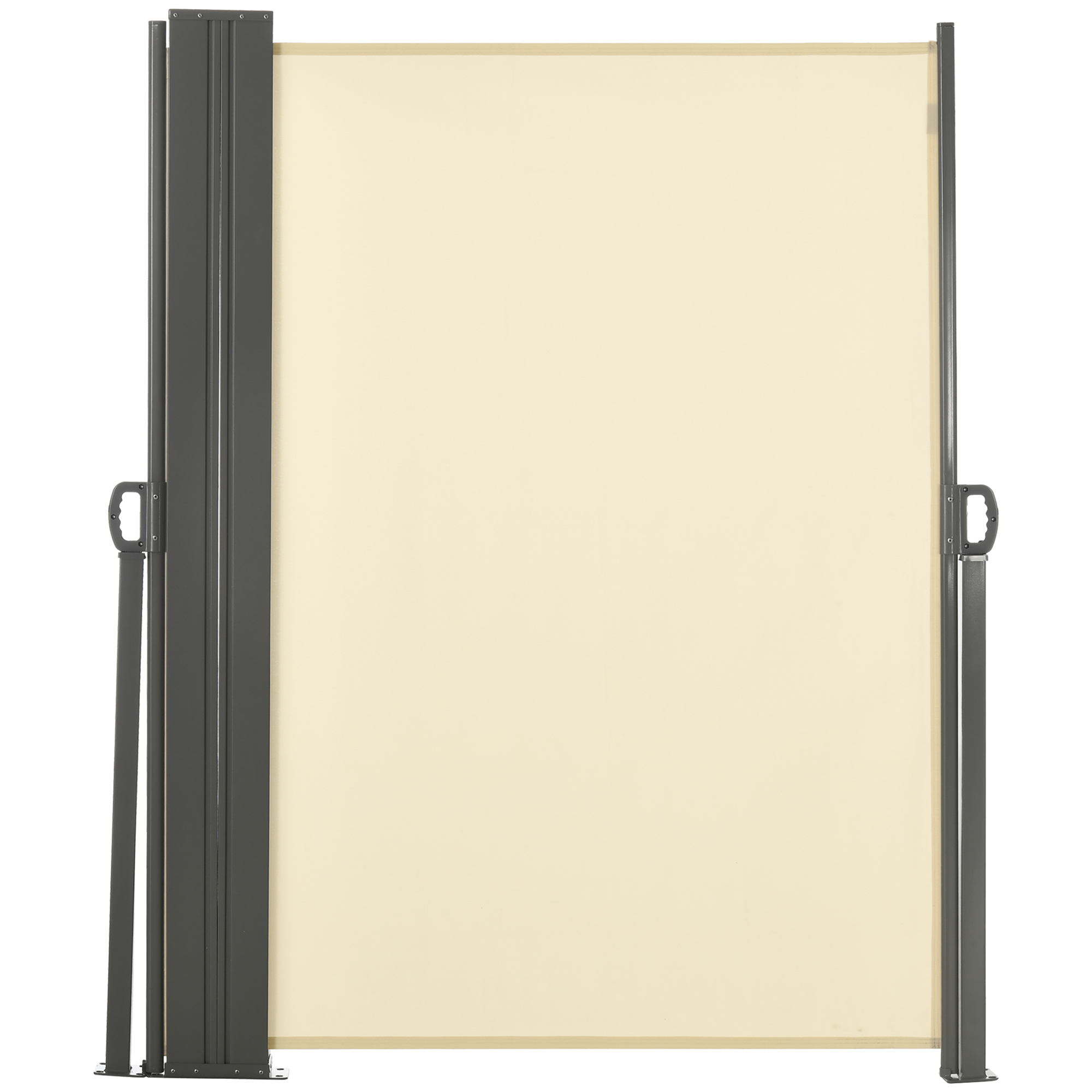 Outsunny Doppelter seitlicher ausziehbarer Sichtschutz Store 6L x 1,80H m P günstig online kaufen