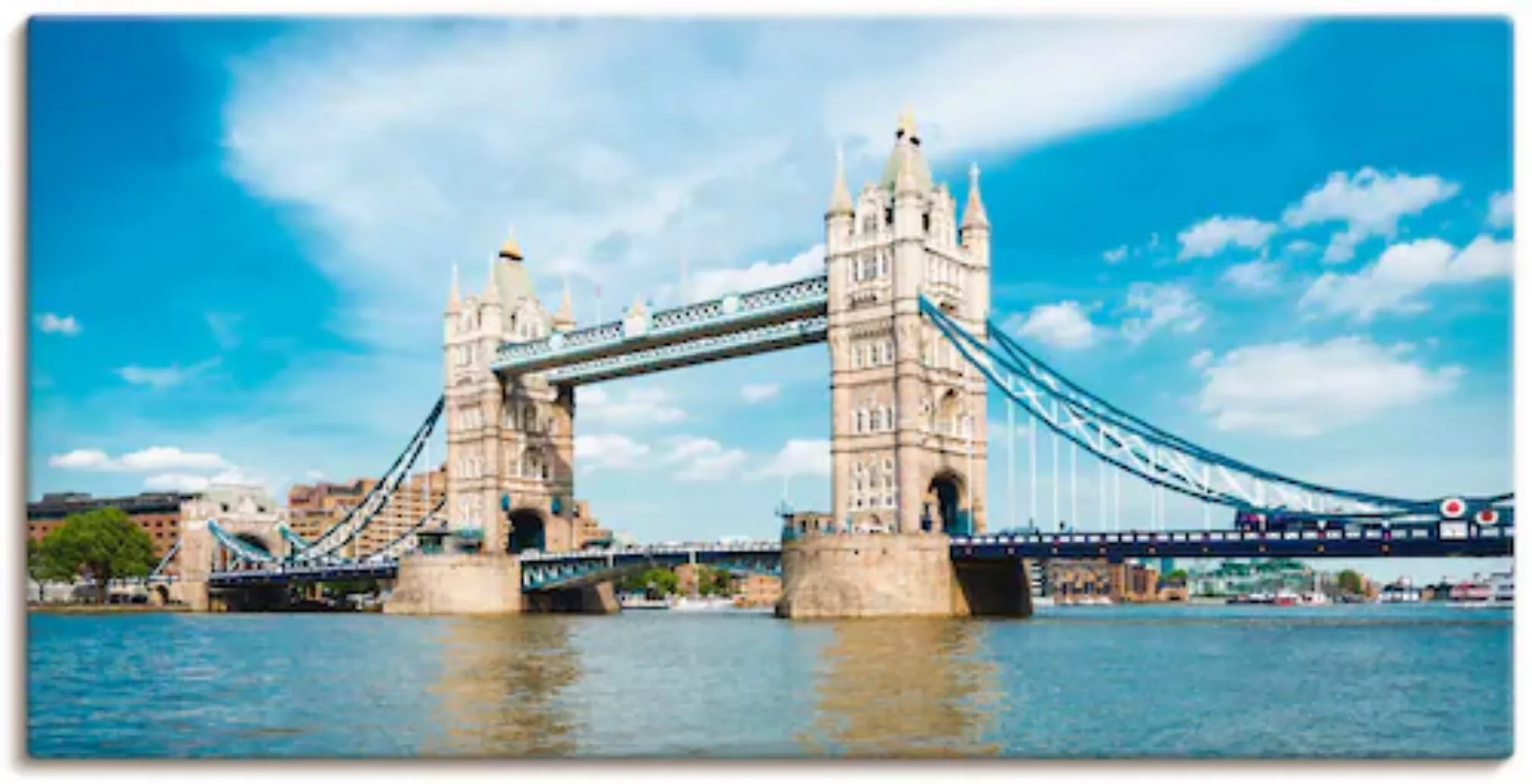 Artland Wandbild »London Tower Bridge«, Brücken, (1 St.) günstig online kaufen