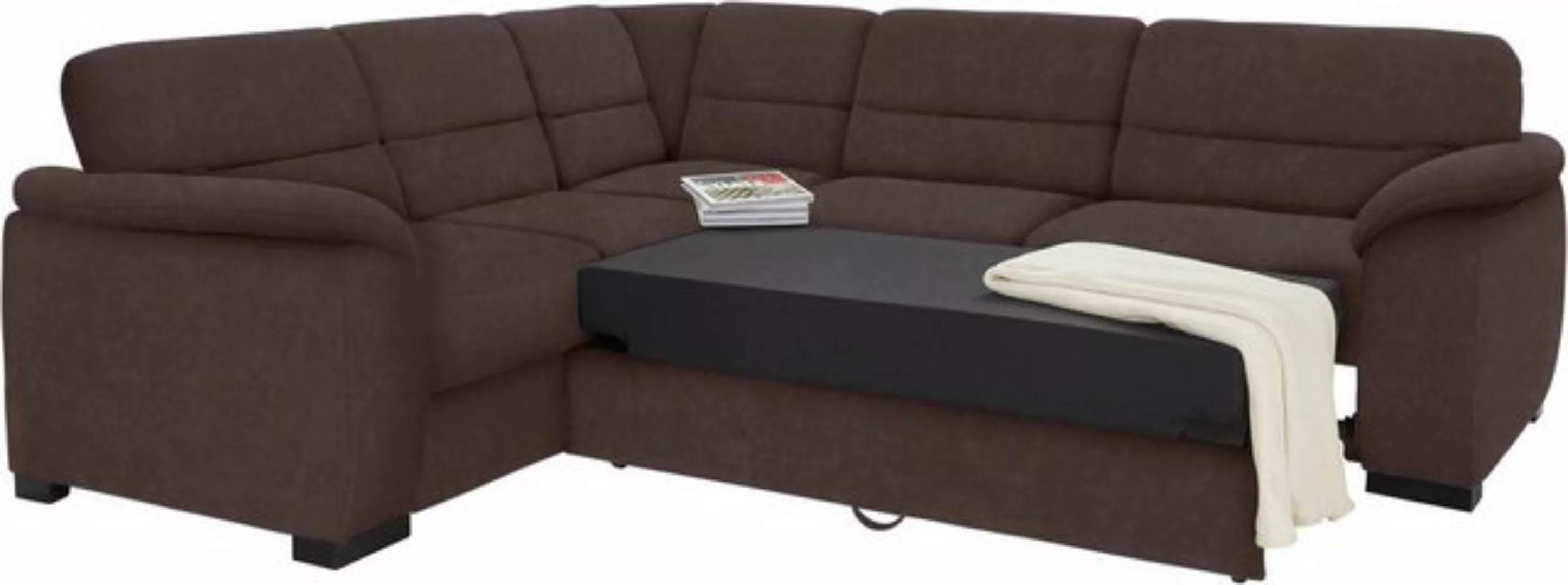 sit&more Ecksofa »Montego L-Form«, wahlweise mit Bettfunktion und Schubkast günstig online kaufen