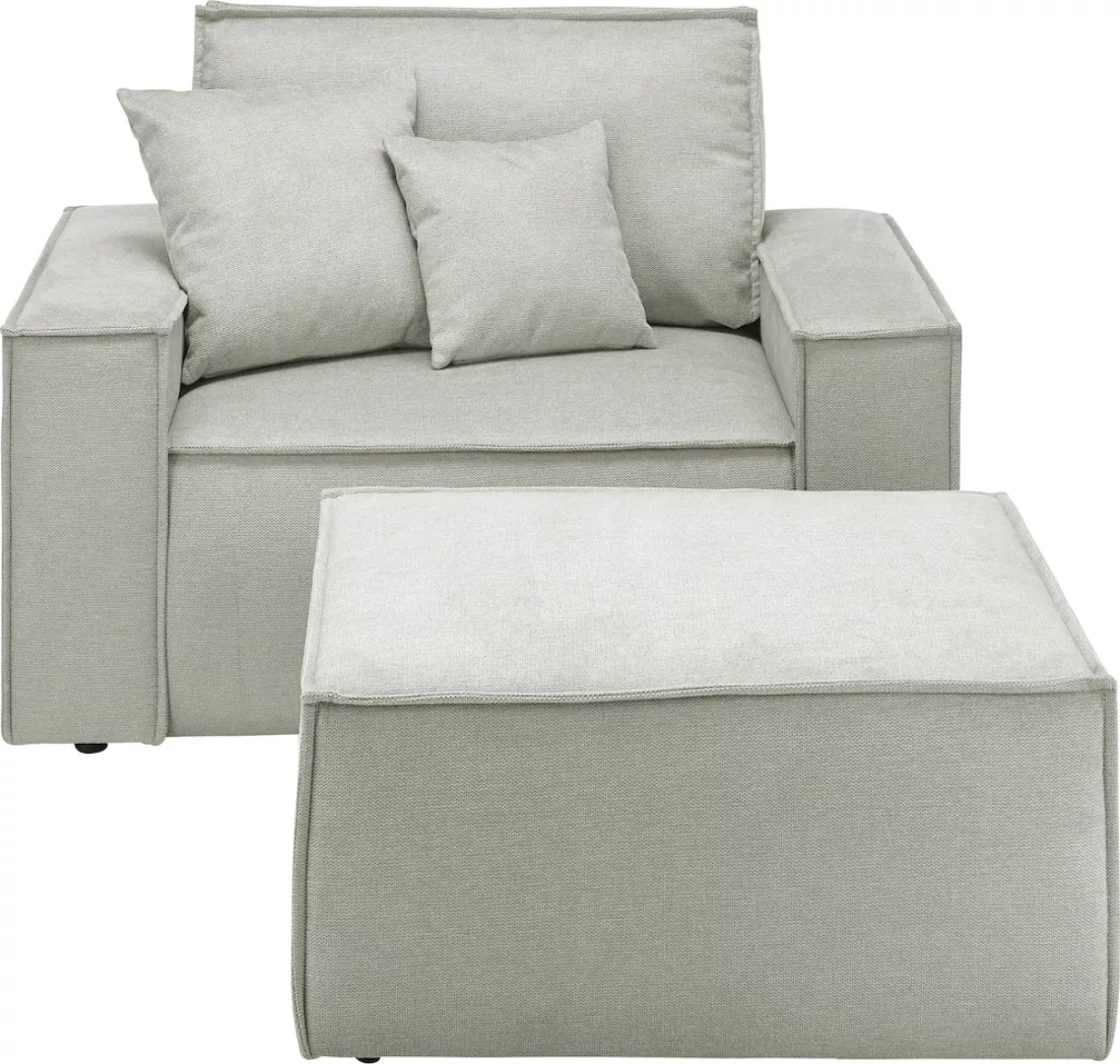 andas Loveseat "Finnley", (2 St.), Loveseat und Hocker im Set, passend zur günstig online kaufen