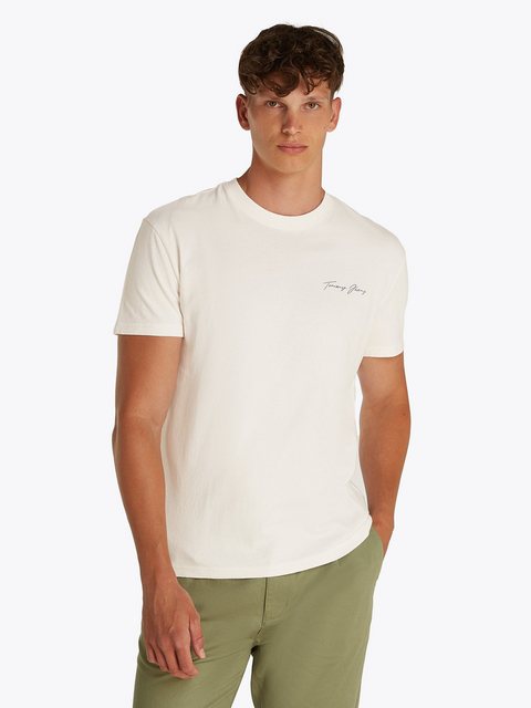 Tommy Jeans T-Shirt TJM REG SIG SAILING SS TEE EXT mit großem Rückendruck günstig online kaufen