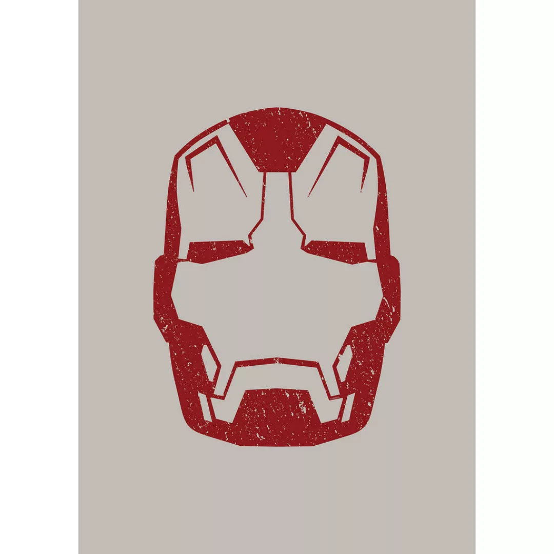 Komar Wandbild Iron Man Helmet MK 43 Disney B/L: ca. 50x70 cm günstig online kaufen