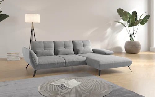 Places of Style Ecksofa "Mikado", mit Click&Seat Schnellbefestigungssystem günstig online kaufen