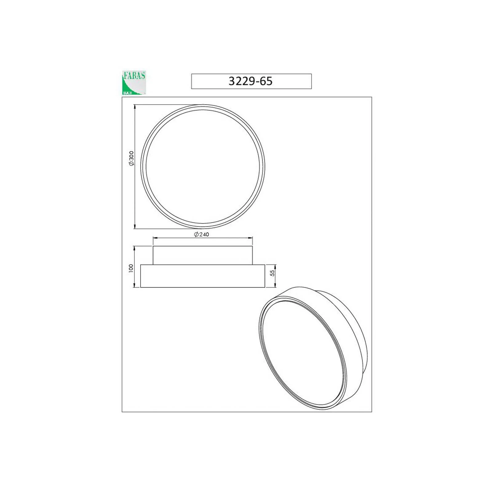 Wandleuchte Hatton, Ø 30 cm, 2 x E27, weiß, IP65 günstig online kaufen