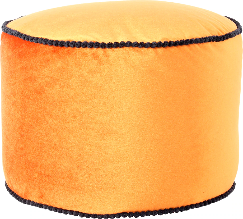 Kayoom Stauraumhocker "Pouf Taj Mahal 125, trendige samtige Oberfläche", (1 günstig online kaufen