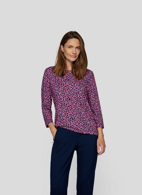 Rabe Print-Shirt RABE Elegantes Shirt mit farbenfrohem Blätter-Design günstig online kaufen