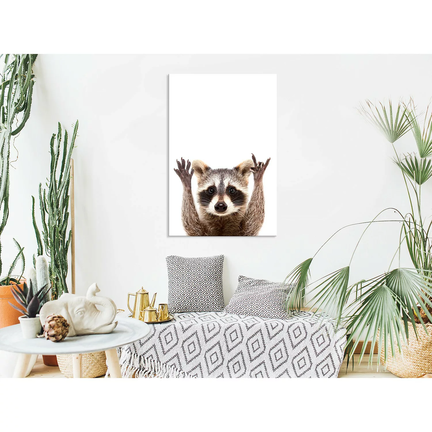 home24 Wandbild Raccoon günstig online kaufen