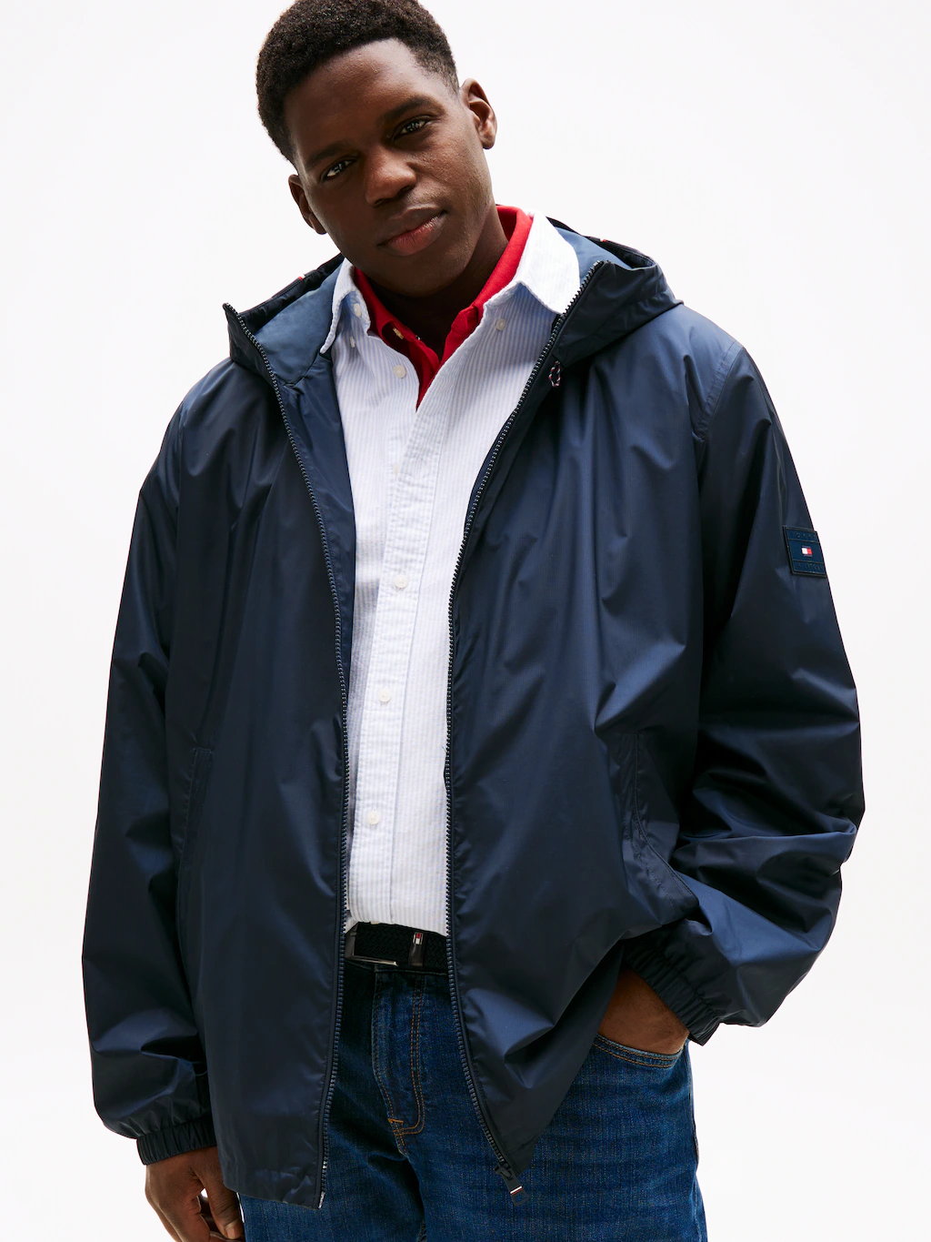 Tommy Hilfiger Big & Tall Outdoorjacke "BT-RWB HOODED JACKET-B", mit Kapuze günstig online kaufen