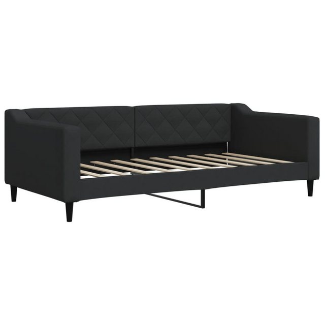 vidaXL Gästebett Gästebett Tagesbett Schwarz 90x190 cm Stoff Bett Bettgeste günstig online kaufen