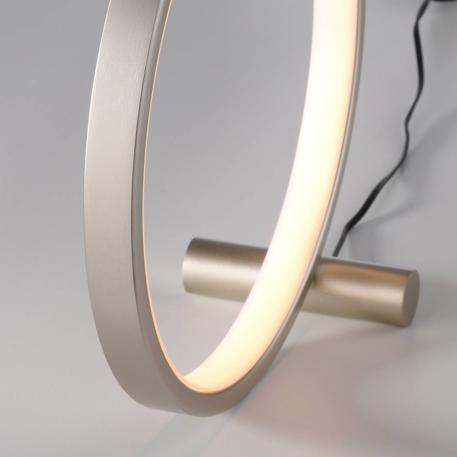 JUST LIGHT. LED-Tischleuchte Mini Ritus, Ø 25 cm, Eisen günstig online kaufen