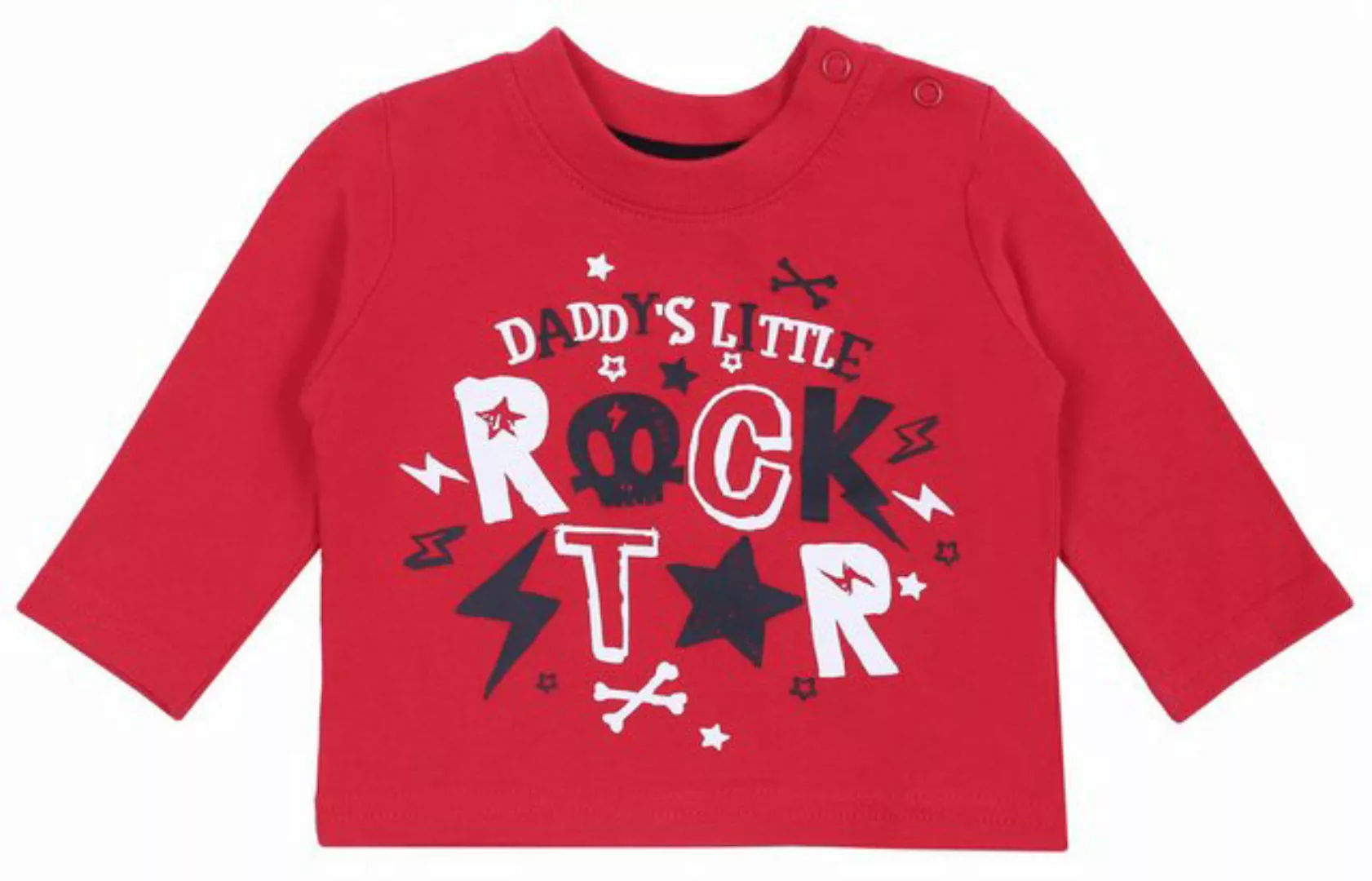 Sarcia.eu Langarmbluse Rote Bluse Rock Star 0-3 Monate günstig online kaufen