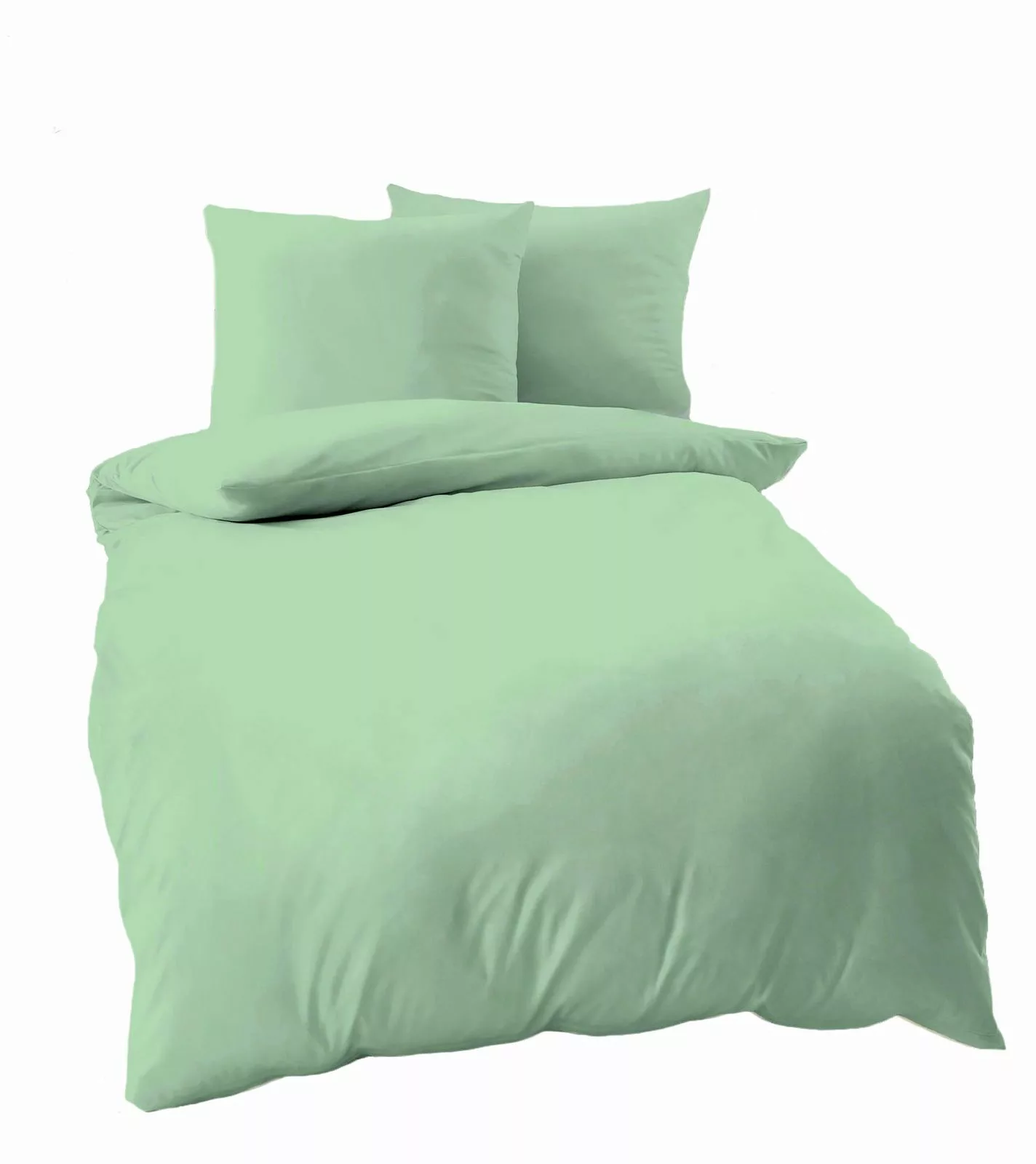 Kaeppel UNI Mako-Satin Bettwäsche 135x200 100% Baumwolle - 3000-jade-135x20 günstig online kaufen