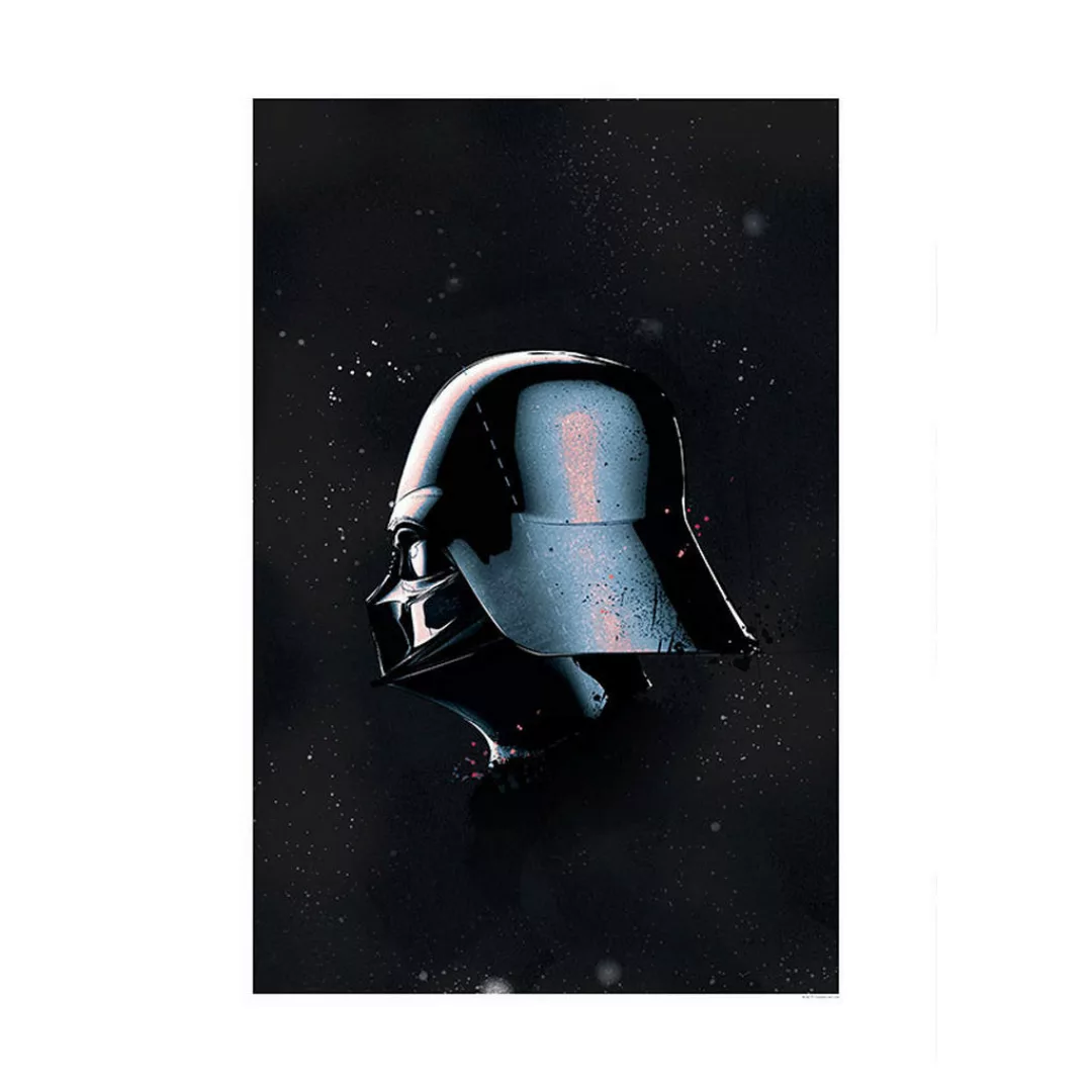 Komar Wandbild Star Wars Classic Helmets Vader Star Wars B/L: ca. 50x70 cm günstig online kaufen