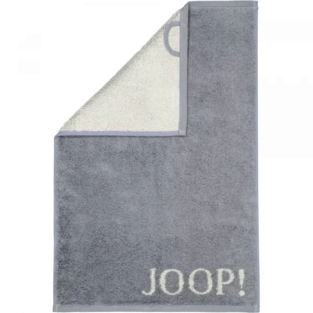 JOOP! Classic - Doubleface 1600 - Farbe: Anthrazit - 77 - Gästetuch 30x50 c günstig online kaufen