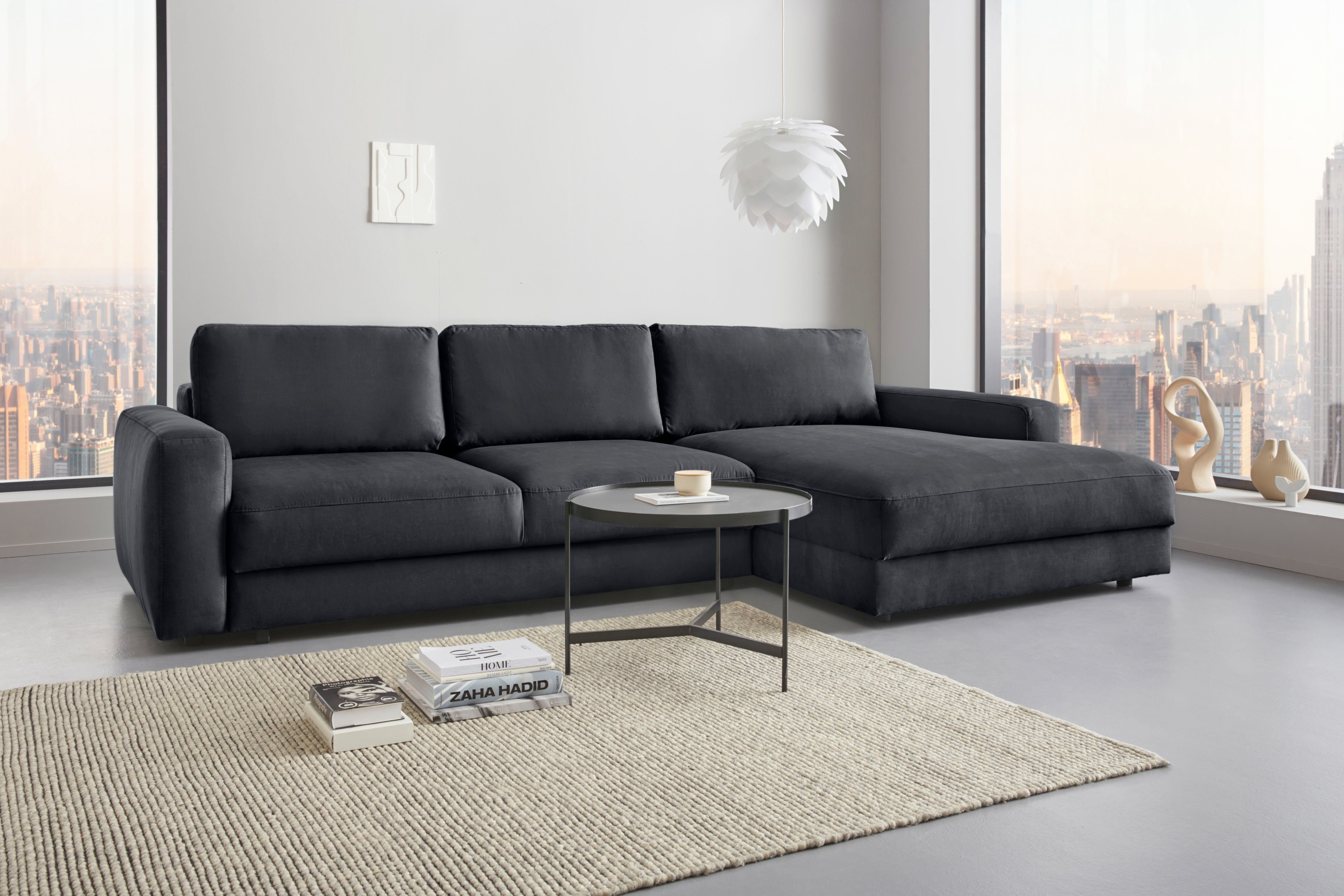 Places of Style Ecksofa "Bloomfield, bequem und elegant, L-Form", wahlweise günstig online kaufen
