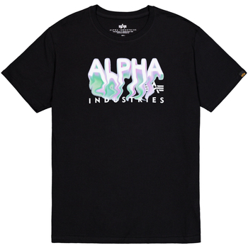 Alpha Industries  T-Shirts & Poloshirts Nebula T-Shirt - black günstig online kaufen