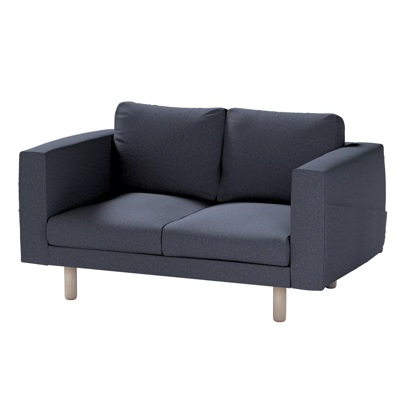 Bezug für Norsborg 2-Sitzer Sofa, dunkelblau, Norsborg 2-Sitzer Sofabezug, günstig online kaufen