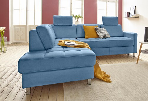 sit&more Ecksofa "Pablo L-Form", wahlweise mit Bettfunktion und Bettkasten günstig online kaufen