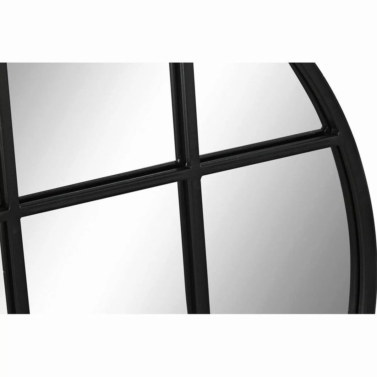Wandspiegel Dkd Home Decor Kristall Schwarz Fenster Eisen (60 X 2,5 X 60 Cm günstig online kaufen
