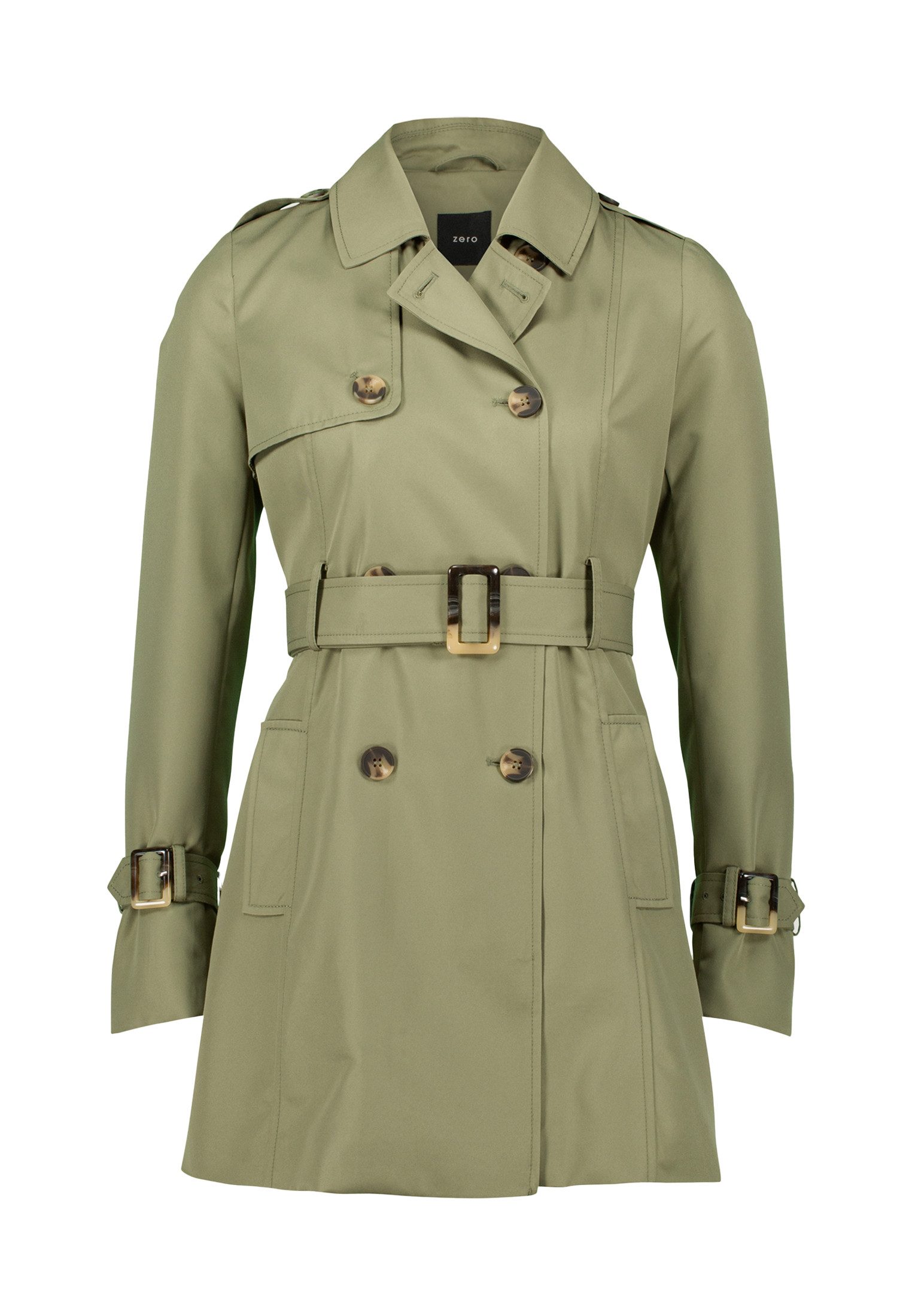 Zero Trenchcoat "zero Damen Trenchcoat mit Bindegürtel" günstig online kaufen