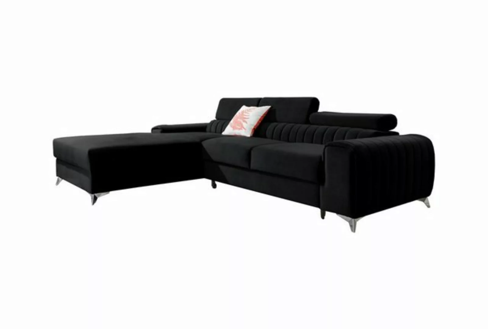 MOEBLO Ecksofa GERNO, Couch L-Form Polstergarnitur Wohnlandschaft Polsterso günstig online kaufen