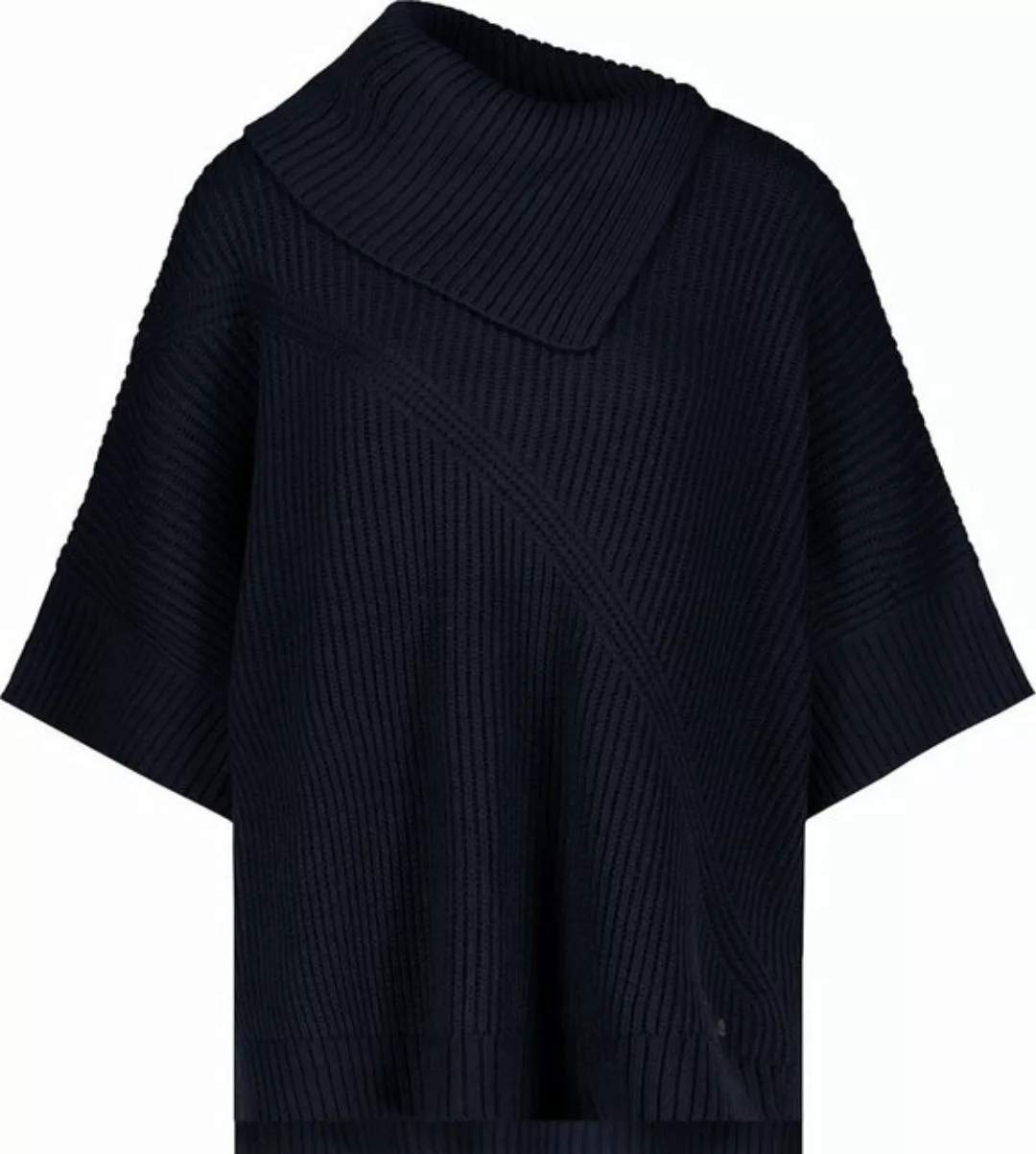 Monari Kurzarmpullover Poncho Pullover dark denim günstig online kaufen