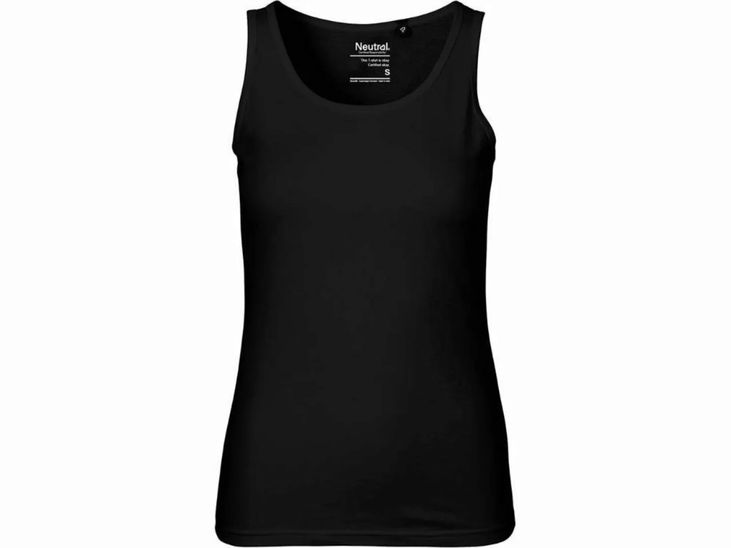 Neutral Tanktop Neutral Bio-Damen-Tanktop mit Rundhalsausschnitt günstig online kaufen