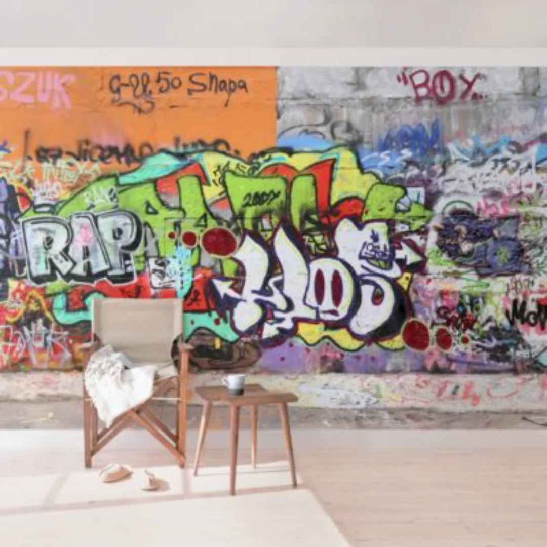 Bilderwelten Fototapete Graffiti Wall bunt Gr. 432 x 290 günstig online kaufen
