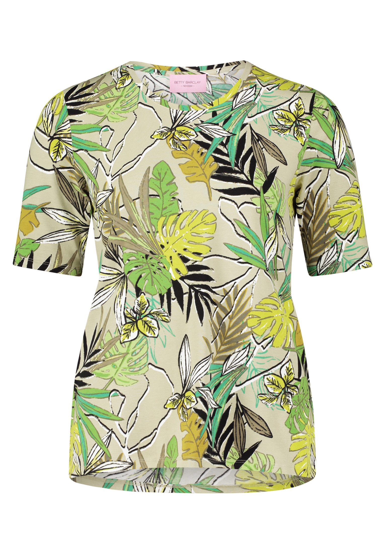 Betty Barclay Kurzarmshirt "Betty Barclay Damen Basic Shirt mit Aufdruck", günstig online kaufen