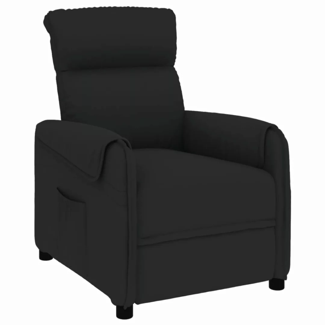 Vidaxl Relaxsessel Schwarz Stoff günstig online kaufen