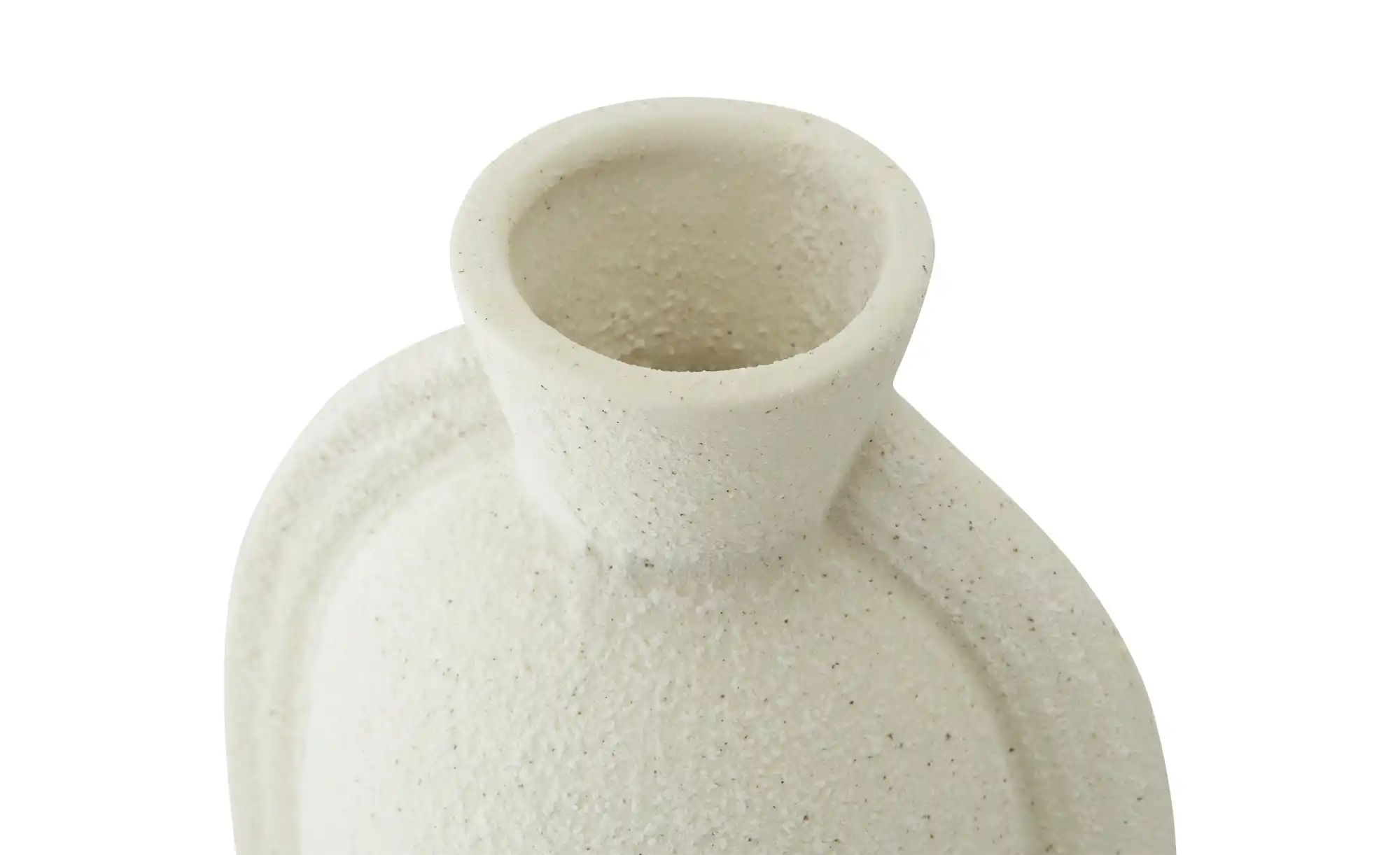 HOME STORY Vase ¦ creme ¦ Porzellan ¦ Maße (cm): H: 10,5  Ø: 10.5 Accessoir günstig online kaufen