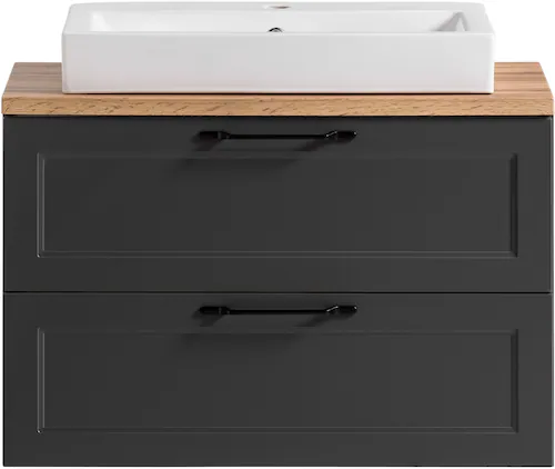 welltime Waschtisch »Lana«, Badmöbel inkl. Waschbecken, 80 cm breit günstig online kaufen