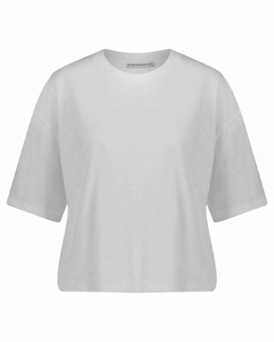 Drykorn T-Shirt Damen T-Shirt mit Leinen LILANI (1-tlg) günstig online kaufen