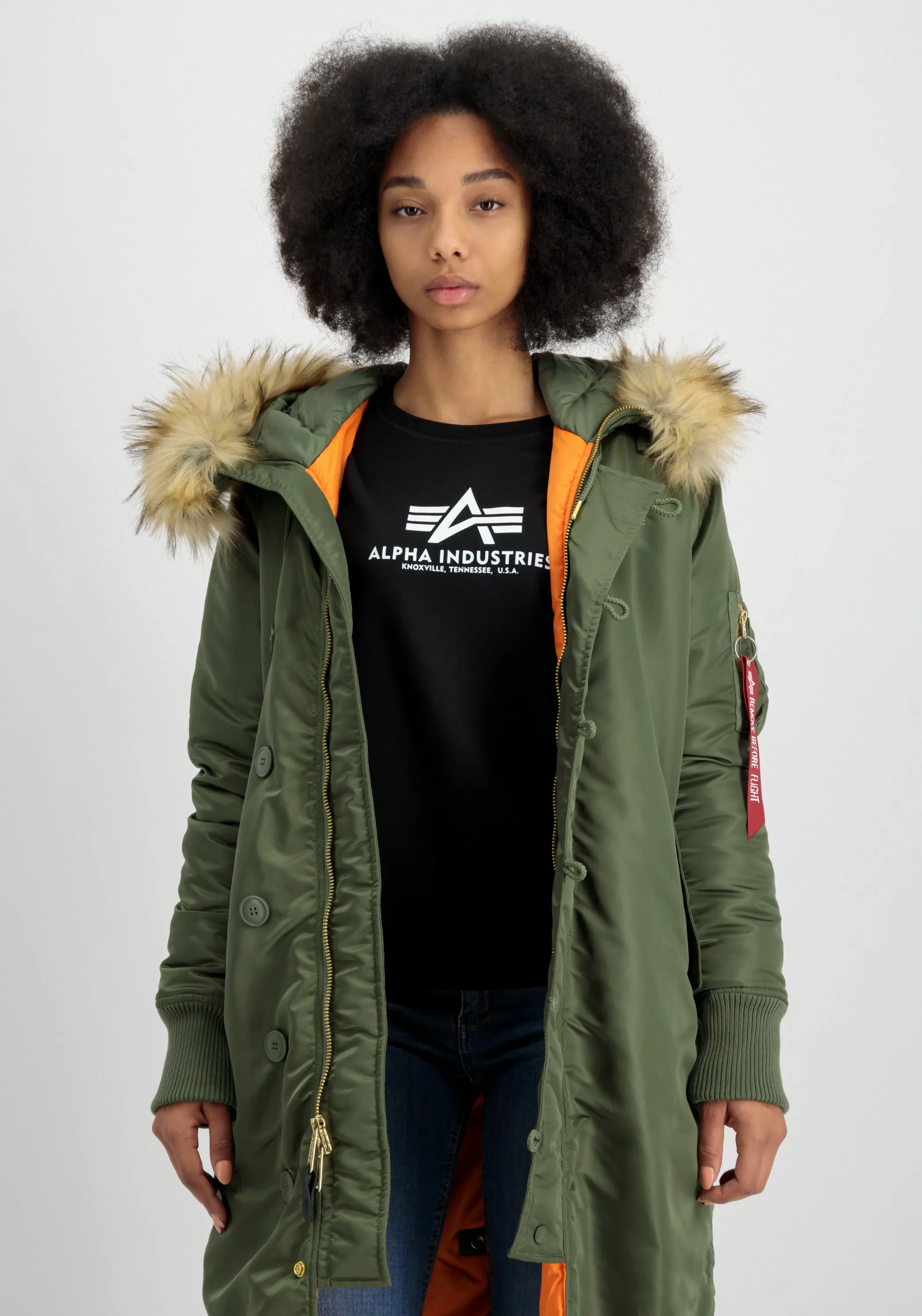 Alpha Industries Winterjacke "ALPHA INDUSTRIES Women - Field Jackets Long F günstig online kaufen