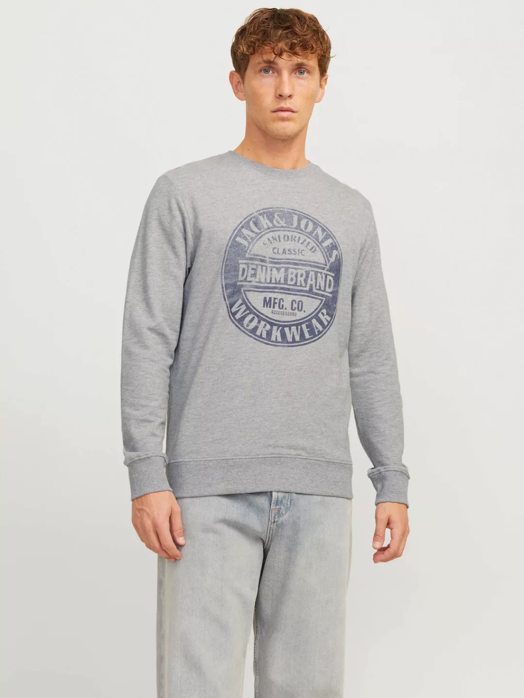 Jack & Jones Sweatshirt JJJEANS SWEAT O-NECK günstig online kaufen